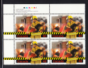 Canada MNH Scott #1986 Upper Left Plate Block 48c Volunteer Firefighters - Numeri Di Tavola E Bordi Di Foglio