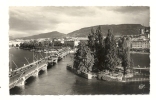 Cp, Suisse, Genève, Le Pont Du Mont-Blanc Et L'Ile J.J. Rousseau - Genève