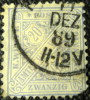 Wurttemberg 1881 Official Stamp 20pf - Used - Oblitérés