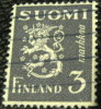 Finland 1942 Heraldic Lion 3m - Used - Oblitérés