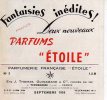 Publicité La Parfumerie Française ETOILE à TERRENOIRE (Loire) 1955 - Other & Unclassified