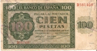 BILLETE DE ESPAÑA DE 100 PTAS 20/05/1936 SERIE D EN CALIDAD RC (BANK NOTE) - 100 Peseten