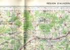 Carte De France Au 1/100.000° Région D’Auxerre Et De La Forêt D’Othe Coupure Spéciale Feuille Nord - Topographical Maps