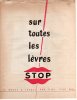 Document Des PARFUMEURS ASSOCIES, Lancement Du Rouge à Lèvres STOP En 1953 - Autres & Non Classés