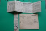 17/3/1945 Lettre En Franchise Postale De Port Postes,télégraphes& Téléphones,Chèques Postaux N°66 + Récépissé Docume - Lettres Civiles En Franchise