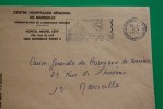 Lettre Franchise Postale Centre Hospitalier Marseille +Flamme 22e Congrès National Ordre Géomètres Experts Fonciers 1974 - Lettres Civiles En Franchise