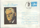 Romania-Postal Stationary Cover1980-Mihail Sadoveanu,writer-Grand Master Of United Romanian Freemasonry - Freimaurerei