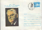 Romania-Postal Stationary Cover1980-Mihail Sadoveanu,writer-Grand Master Of United Romanian Freemasonry - Vrijmetselarij