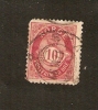 R8-6-2. Norway Norge - 1877 - 10 Ore Postfrim - Gebruikt