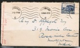 SOUTH AFRICA   1940 CENSOR COVER  From Johannesburg TO New York (5/XI/40) - Storia Postale