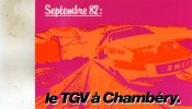 Chambery  73   Inauguration De La Liaison T G V  Chambery-Paris Voir Scan - Chambery