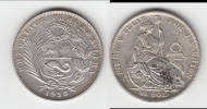 **** PEROU - PERU - 1/2 SOL 1935 LIBERTE ASSISE - ARGENT - SILVER **** EN ACHAT IMMEDIAT !!! - Perú