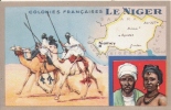 LE NIGER CARTE PUBLICITAIRE LION NOIR DES COLONIES FRANCAISES - Niger