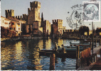 Carte- Maximum  ITALIE  N° Yvert  1452 (SIRMIONE - Château Scaligero) Obl Sp Ill 1er Jour 1980 - Cartoline Maximum