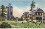 Auersberg Germany Scene, Eibenstock Ob-Unt Bahnhof Railroad Postmark On 1910s/20s Vintage Postcard - Auersberg