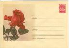 Russia USSR 1958 Fleur Flowers Blumen Flora Plants Rose Roses Envelope - 1950-59