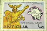 Antigua 1976 25th Anniversary Of The UN Postal Administration 0.5c - Mint - 1960-1981 Interne Autonomie