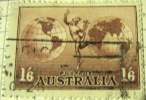 Australia 1934 Hermes And Two Globes 1s 6d - Used - Usati