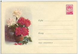 Russia USSR 1958 Fleurs Flowers Flower Blume Blumen Flora Plants Envelope - 1950-59