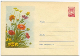 Russia USSR 1959 Fleurs Flowers Flower Blume Blumen Flora Plants Envelope - 1950-59