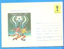 Football World Cup In Argentina ROMANIA Postal Stationery Enveloppe 1978 - 1978 – Argentina