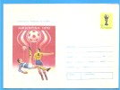 Football World Cup In Argentina ROMANIA Postal Stationery Enveloppe 1978 - 1978 – Argentine