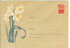 Russia USSR 1961 Fleurs Flowers Blumen Flora Plants Narcissi Envelope - 1960-69