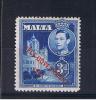 RB 876 - Malta KGVI 1948 Self Government 3d Mint Stamp SG 240 - Malte