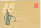 Russia USSR 1962 Fleurs Flowers Flower Blumen Flora Plants Narcissi Envelope - 1960-69