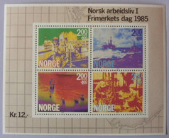 Norwegen   Arbeitsblock   1 **  1985 - Neufs