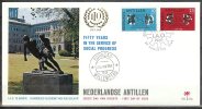 Mic056fb INTERNATIONALE ARBEIDSORGANISATIE IAO ILO NEDERLANDSE ANTILLEN 1969 FDC E56  VANAF1EURO - OIT