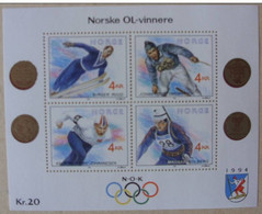 Norwegen   Norske Ol-vinnere  1991   ** - Unused Stamps