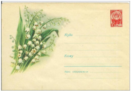 Russia USSR 1963 Fleurs Flowers Flower Blume Blumen Flora Plants Envelope - 1960-69