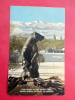 Last Stand Of The Grizzly Bear Bronze Statue In Front Of Museum Denver Colorado  Linen- - --   - ---  - -ref 604 - Bären