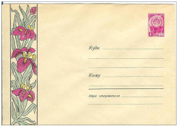 Russia USSR 1964 Fleurs Flowers Flower Blume Blumen Flora Plants Iris Envelope - 1960-69