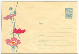 Russia USSR 1964 Fleurs Flowers Flower Blume Blumen Flora Plants Envelope - 1960-69