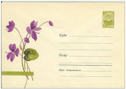 Russia USSR 1965 Fleurs Flowers Flower Blume Blumen Flora Plants Envelope - 1960-69