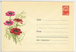 Russia USSR 1965 Fleurs Flowers Flower Blume Blumen Flora Plants Envelope - 1960-69