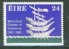 Blason De La Chambre De Commerce - IRLANDE - Waterford, Navires - N° 622 * - 1987 - Ungebraucht