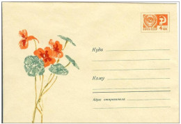 Russia USSR 1967 Fleurs Flowers Flower Blume Blumen Flora Plants Envelope - 1960-69