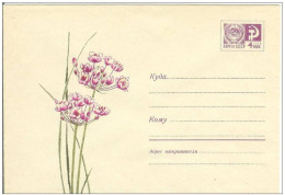 Russia USSR 1967 Fleurs Flowers Flower Blume Blumen Flora Plants Envelope - 1960-69