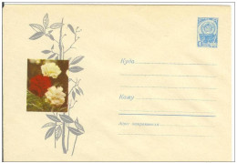 Russia USSR 1967 Fleurs Flowers Flower Blume Blumen Flora Plants Cloves Envelope - 1960-69