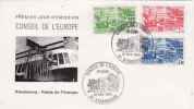 Conseil De L 'Europe  Carte N 82 . 84 Obl. Le 10.11.1984 Strasbourg - Brieven & Documenten