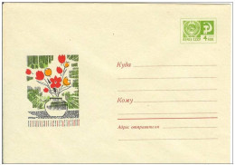 Russia USSR 1968 Fleurs Flowers Blumen Flora Plants Envelope - 1960-69