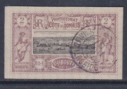 Cote Des Somalis N° 7 O 2 C. Brun-lilas Et Noir Assez Belle Oblitération , TB - Used Stamps