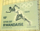 Rwanda 1964 Tokyo Olympics Running 10c - Mint - Usados
