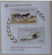 Uno Genf  40 Jahre Uno  1985  ** - Neufs