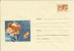 Russia USSR 1969 Fleurs Flowers Blumen Flora Plants Lily Envelope - 1960-69