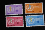 Suisse (Service) O.M.S.  - Année 1975 - Y.T. 446/449 - Neufs (**) Mint Never Hinged (MNH) - Oficial