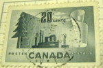 Canada 1953 Pulp And Paper Industry 20c - Used - Gebruikt